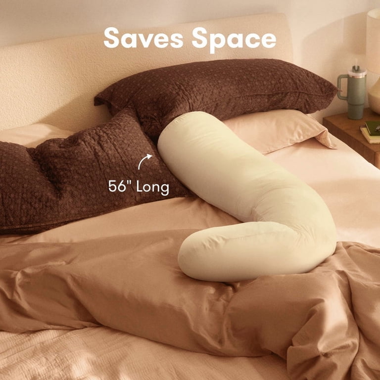 Frida Mom 4-in-1 Compact Pregnancy Pillow, Ivory photo 4