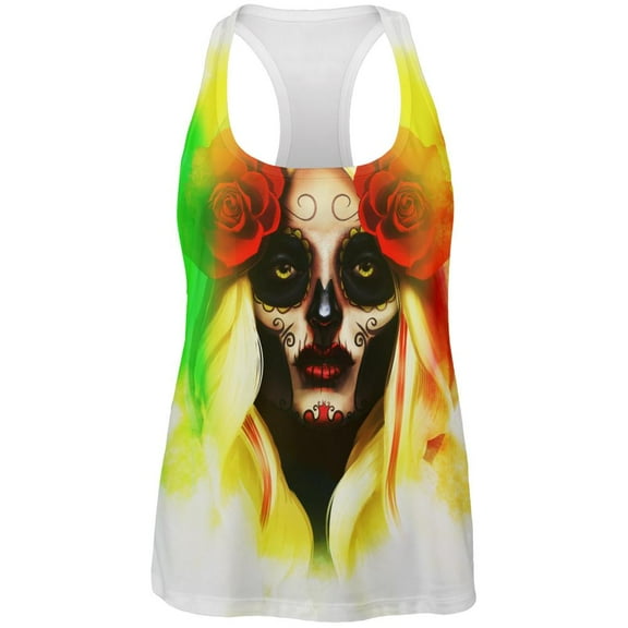 The Day after Cinco De Mayo All Over Womens Work Out Tank Top Multi X-LG