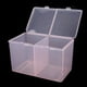 thumbnail image 1 of Organizador de decoración de uñas ANGGREK contenedor de Diseño de partición gran capacidad transparente para almohadillas de algodón, 1 of 8