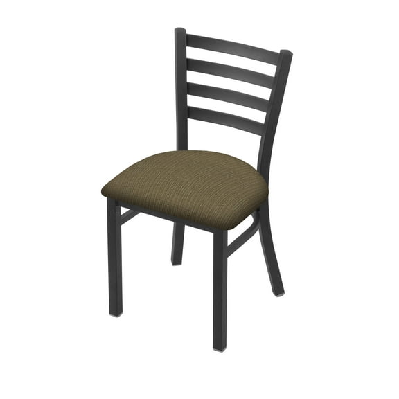400 Jackie 18" Chair with Anodized Nickel Finish and Graph Chalice Seat