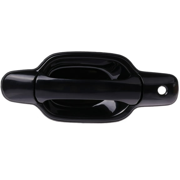ECCPP Door Handle Exterior Outer Front Driver Side for 2004-2008 for Chevrolet Colorado for GMC Canyon GM1310141 25875521(Black)