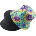 thumbnail image 6 of CoCopeaunts Tie Dye Bucket Hat Women Summer Sun Hats Unisex Reversible Fisherman Hat Beach Sunscreen Reversible Bucket Cap, 6 of 8