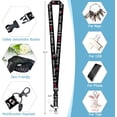 thumbnail image 5 of MaxxMarket Funny Nurse Lanyards for ID Badges Name Tags ID Card Holder, ID Badge Holder with Breakaway Lanyard, Cute Badge Reel Badge Clip Retractable, Coffee Scrubs and Rubber Gloves (Black), 5 of 12