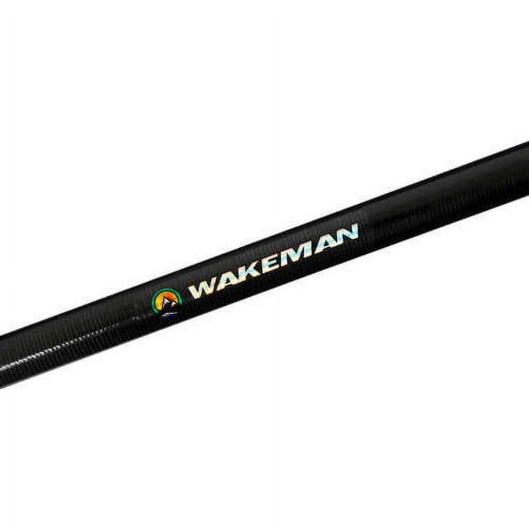 Wakeman Ultra Series Carbon Fiber and Steel Telescopic Spinning Combo, Black