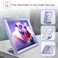 thumbnail image 5 of Fintie Tuatara Magic Ring Case for iPad 9th / 8th / 7th Generation (2021/2020/2019) 10.2 Inch - 360 Degree Rotating Fully-Body Rugged Cover with Built-in Screen Protector, 5 of 9