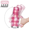 thumbnail image 6 of Pink Checkered White Snowflakes 40 Oz Tumbler with Handle Lid and Straw Stainless Steel Double Walled Vacuum Insulated Cup Merry Christmas Gifts Tumbler for Women Men Friends Outdoor Indoor, 6 of 6