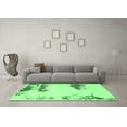 thumbnail image 3 of Ahgly Company Indoor Rectangle Abstract Emerald Green Modern Area Rugs, 2' x 3', 3 of 4