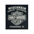 thumbnail image 2 of Harley-Davidson Men's Corrosion Skull Long Sleeve Crew-Neck Shirt - Black (S), Harley Davidson, 2 of 2
