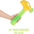 thumbnail image 2 of Multi-Colored Assorted Neon Inflatable Hammer Party Favor 12-Pack 14 Inch, 2 of 5