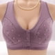 thumbnail image 3 of WILLBEST Brasier Maidenform Mujer Sujetador De Mujer Con Hebilla Frontal, Borde De Encaje, Sin Aro De Acero, Ajuste Sin Costuras, Para Yoga, Dormir, Talla Grande 571, 3 of 3