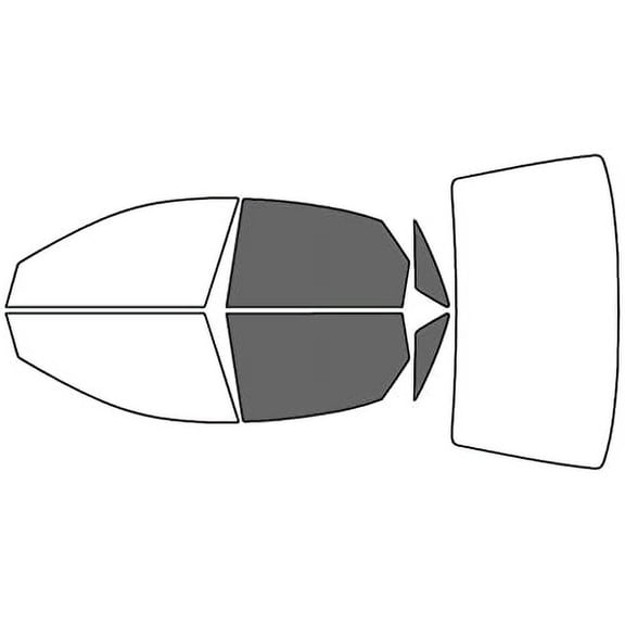 Rvinyl Window Tint Kit Compatible with Suzuki Forenza 2004-2008 (Sedan) - Back Precut Kit - 35%