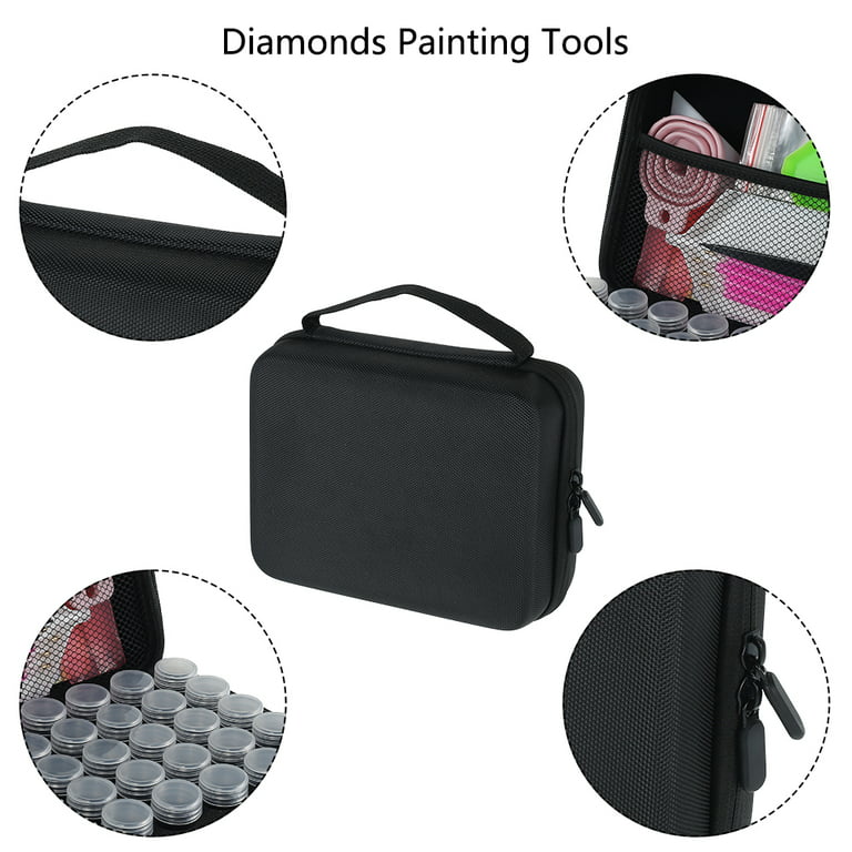 ODOMY Set of 60 Diamond Painting Tools, Diamond Painting Accessories  Diamond Embroidery Storage Boxes, DIY Craft Art 4 Types Diamond Painting  Pens