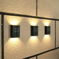 thumbnail image 2 of 1 lámpara de pared LED IP65 a prueba de agua, (mejora el sensor de anochecer a amanecer) Luz exterior con energía de pared hacia arriba y ha Blanco cálido DYNWAVEMX luces de pared al aire libre, 2 of 8