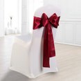 thumbnail image 2 of Fajas de del de sil del banquete para decoración del lugar del banquete de boda Vino rojo Sunnimix Sashes de la silla Arcos, 2 of 6