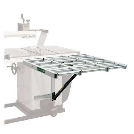 Table Saw Extension HTC HOR-1038 â?? 37â? Outfeed Roller Support Table for Table Saws. Supports Panels Up To 8 Feet in Length, Making One-Person Table Saw Operation (Best Portable Table Saw Cabinet Making)