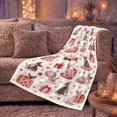 thumbnail image 6 of Playful Hairless Sphynx Cats Pink Gifts Hearts Collage, Playful Pet Portrait Pattern, Warm Flannel Blanket for Living Room and Reading Nook, Cat Lovers Friendship Gift, Pet Lover Home Decor, 6 of 9