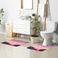 thumbnail image 6 of Yayeee Bath Rug for Bathroom Floor Non Slip Contour Fluffy Soft Absorbent Mat, 20"x24", Pixel Floating Hearts, 6 of 7