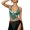 lake blue-os, variant on Beach Cover Up Body Chain Garment for Women Disc Fringe Acrylic Bra Chest Chain Resort Party Dance Outfit