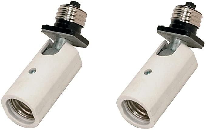 Satco Plastic Plug Light Socket Adapter Adjustable New 77-622 3.5" Extension 