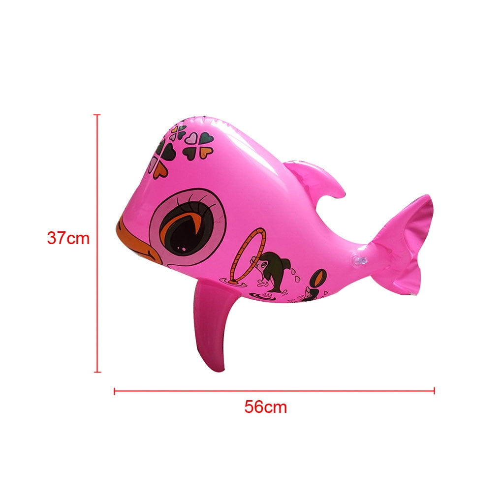 Blow Up Inflatable Dolphin Fish Swimming Pool Beach Party Kids Toy Gift Prop