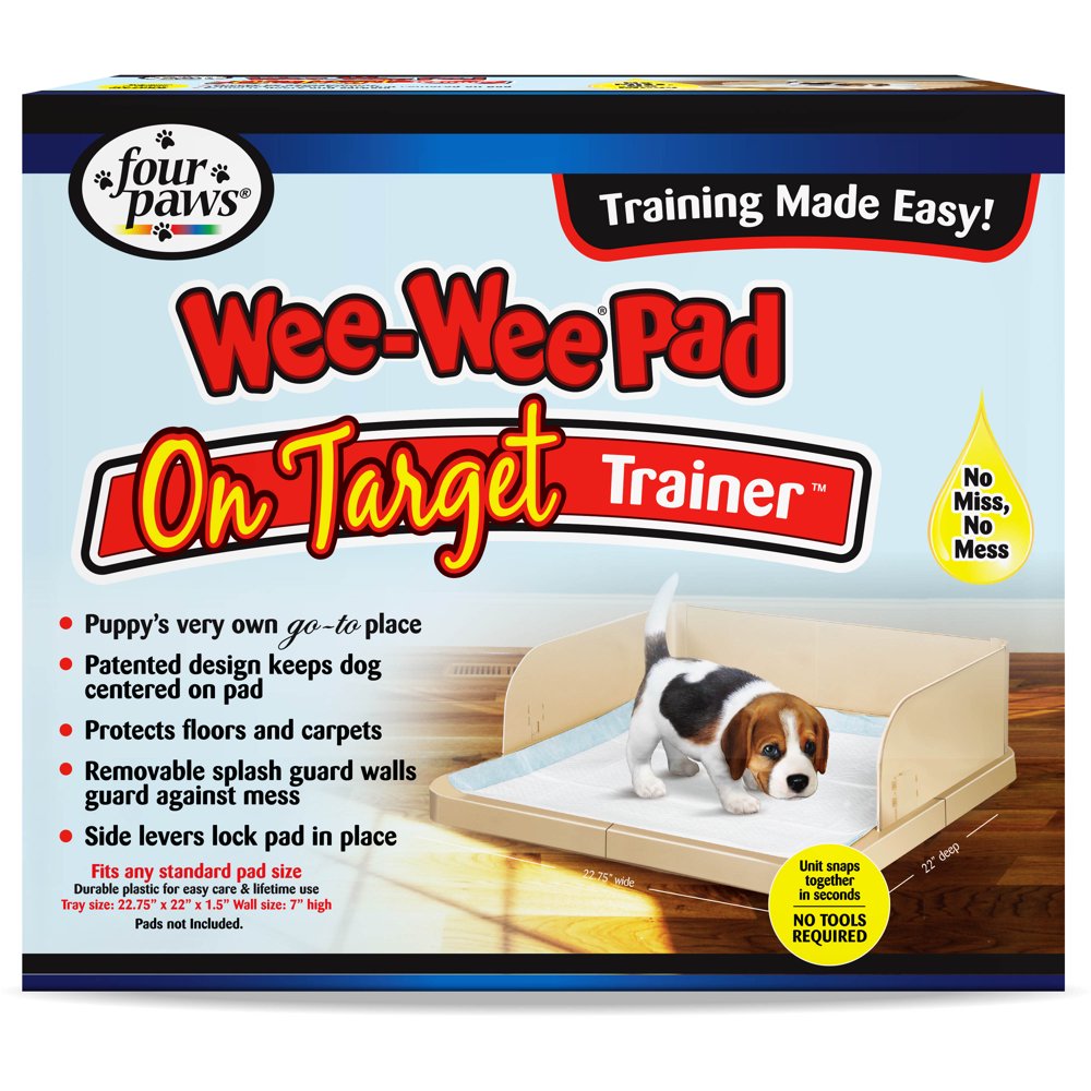 Four Paws WeeWee Pad On Target Trainer Dog and Puppy Training Tray 22