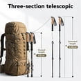 thumbnail image 3 of WFYL 2-pack Collapsible Trekking Poles for Hiking, Nordic Walking, Trail, Lightweight 7075 Aluminum, 3-Section Twist Lock, Hiking Poles for Women, Men & Seniors, Silver, 3 of 9