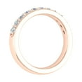 thumbnail image 2 of 1/2 Carat Pave Set Diamond Wedding Band Ring in 14K Rose Gold (Ring Size 4) (I1-I2 Clarity), 2 of 5
