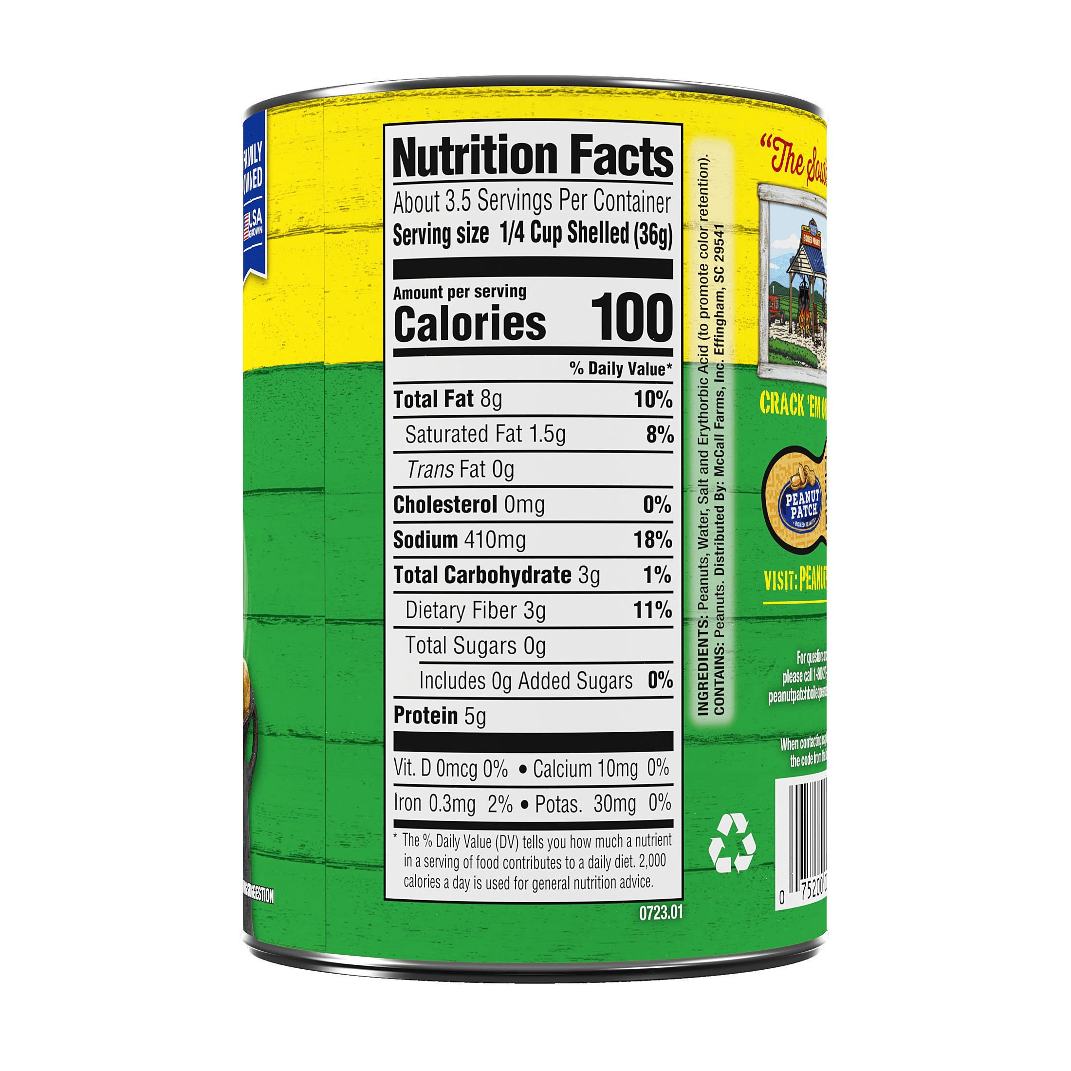 (24 pack) Peanut Patch Original Boiled Peanuts, 13.5 oz