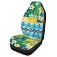 thumbnail image 5 of Uourmeti Car Seat Cover Anti Scratch Polyester, Compatible with Car Interior, Fit for Trucks SUVs, Tropical Flower Leaf Print, 5 of 6