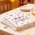thumbnail image 6 of Elainilye Happy Birthday Paper Napkins, 20 Pack Colorful Polka Dots Printed Disposable Luncheon Napkins for Birthday Party Tableware Celebration Decorations, 6 of 7