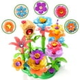 thumbnail image 6 of LUCKY DOUG 235 PCS Flower Garden Building Toys for Girls, Educational STEM Toy and Colorful Diy Play Set for Toddlers Age 2-5 Years Old, 6 of 9