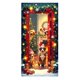 thumbnail image 1 of Decoraciones de Navidad Interior Invierno Foto de Navidad Fondo Decoración de Fiesta Cortinas de Puerta Banderas de Tela Colgantes Decoraciones de Navidad Interiores, 1 of 6