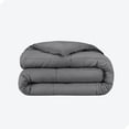 thumbnail image 6 of Ivy Union Comforter - Down Alternative - Easy Care Super Soft Microfiber, Full/Queen, Gray, 6 of 6