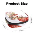 thumbnail image 2 of 1Pc Cute Period Bag Menstrual Cup Pouch, Large Storage Bag Sanitary Purse for Sanitary Napkin Pads, Mushrooms Fern and Berries Pads Organizer for Girls Women, 2 of 6