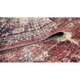 thumbnail image 4 of Pemberly Row Red Distressed Washable 5 ft. x 7 ft. Fabric Area Rug, 4 of 8