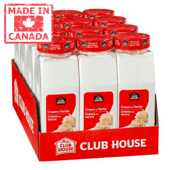Clubhouse Spice Cream of Tartar - 1000g (12/Case) - 26.4 LBS