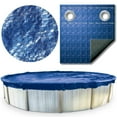 thumbnail image 2 of Swimline S1220OV 12 x 20 ft. Oval Deluxe Winter Cover, Blue & Black, 2 of 7