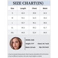 thumbnail image 7 of INSPIRE CHIC Women's Jean Dress Back to School Loose Fit 3/4 Sleeve Button Down Midi Denim Dress L Light Blue, 7 of 7