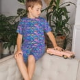 thumbnail image 6 of JUNZAN Colorful Mushrooms for Boys Girls Pajama Sets Toddler Sleepwear Summer Jammies 2pcs PJs, 6 of 7