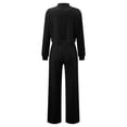 thumbnail image 5 of YUHAOTIN Fall Outfits Women Trendy Plus Size Womens Velour Tracksuit Two Piece Outfits Long Sleeve Zip Crop Tops Pants Set Tracksuit for Women Short Sleeve Tracksuit Women 2 Piece Outfits Plus Size, 5 of 6