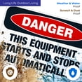 thumbnail image 4 of This Equipment Starts And Stops Automatically Sign, OSHA Danger Sign, 24x36 Corrugated Plastic, 4 of 7