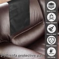 thumbnail image 4 of BUTORY Headrest Cover for Recliner Chair Non-Slip Recliner Headrest Protector Wear Resistant Sofa Headrest Covers Reusable Flame Retardant Recliner Headrest Cover for Office Recliner Chair and Sofa, 4 of 11