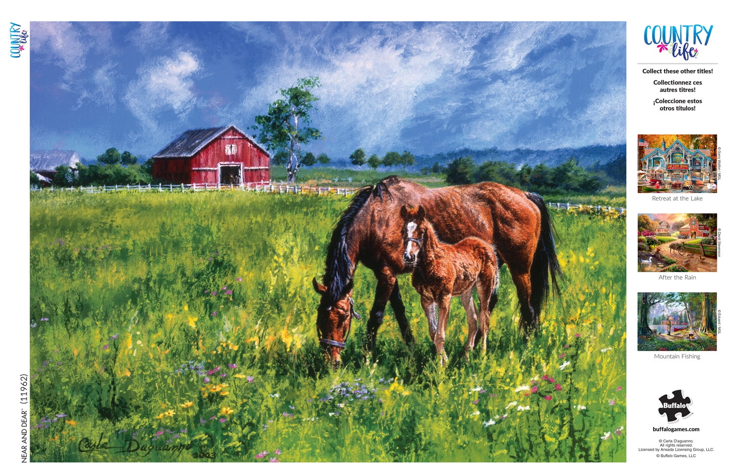 Buffalo Games 1000-Piece Country Life Near and Dear Jigsaw Puzzle