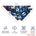 thumbnail image 2 of Football Breathable Chiffon Yarn Puppy Pet Collars Set (Pack of 2) - Translucent, Size 40.6x40.6x58/16x16x22.8in, 53.3x53.3x76.2/20.9x20.9x30in, 2 of 5