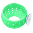 thumbnail image 2 of Fish Tank Floating Play Tunnel, 1 Pack, Plastic Cylinder Cave with Strong Suction Cup, Resting Spot for Betta and Ghost Shrimp, Green, 3.1 x 2 Inch, 2 of 6
