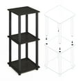 thumbnail image 6 of Furinno Turn-N-Tube Easy Assembly Stackable Bookcase, Bookshelf, Espresso/Black, 6 of 7
