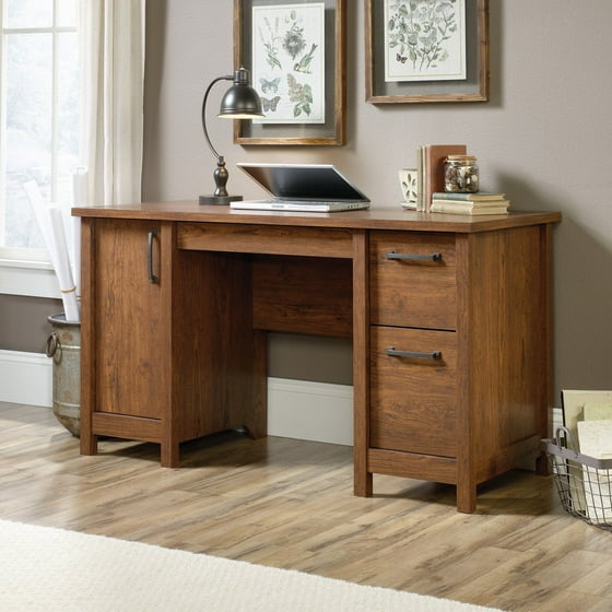 Sauder Cannery Bridge Computer Desk, Milled Cherry Finish - Walmart.com