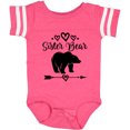 thumbnail image 3 of Inktastic Sister Bear Native Arrow Girls Baby Bodysuit, 3 of 5