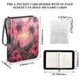 thumbnail image 3 of ALAZA Hibiscus Flower Sunset Trading Card Binder 4 Pocket Cards Collection Album 400 Folder Holder, 3 of 6