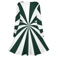 thumbnail image 5 of Aesthetic Grey Green And White Sunburst Long Sleeve Dresses For Women Vintage Elegant Party Dress Oversized V-neck Dress S-8XL, 5 of 7